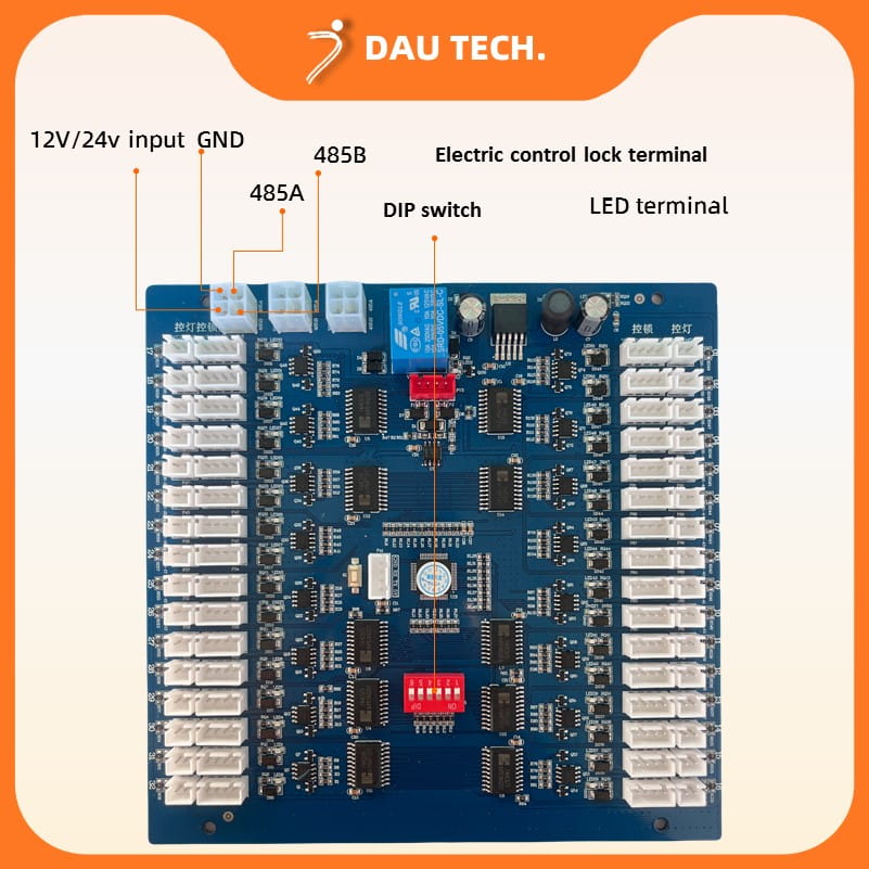 32-channel lock control board