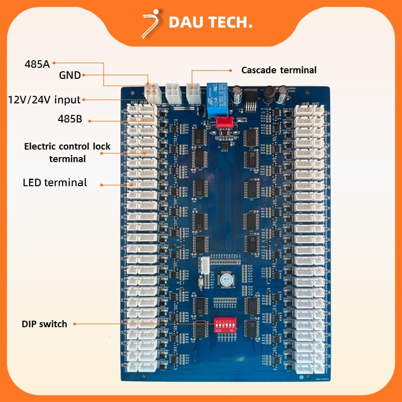 50-channel lock control board