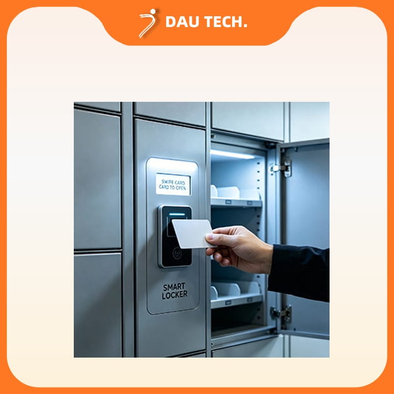 card-operated smart locker