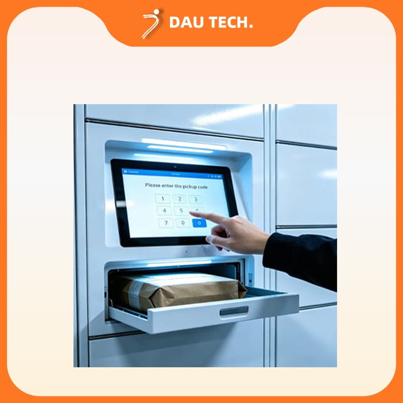 password-operated smart locker
